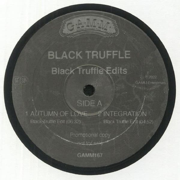 Black Truffle – Black Truffle Edits (Vinyl, 2023) – Cover
