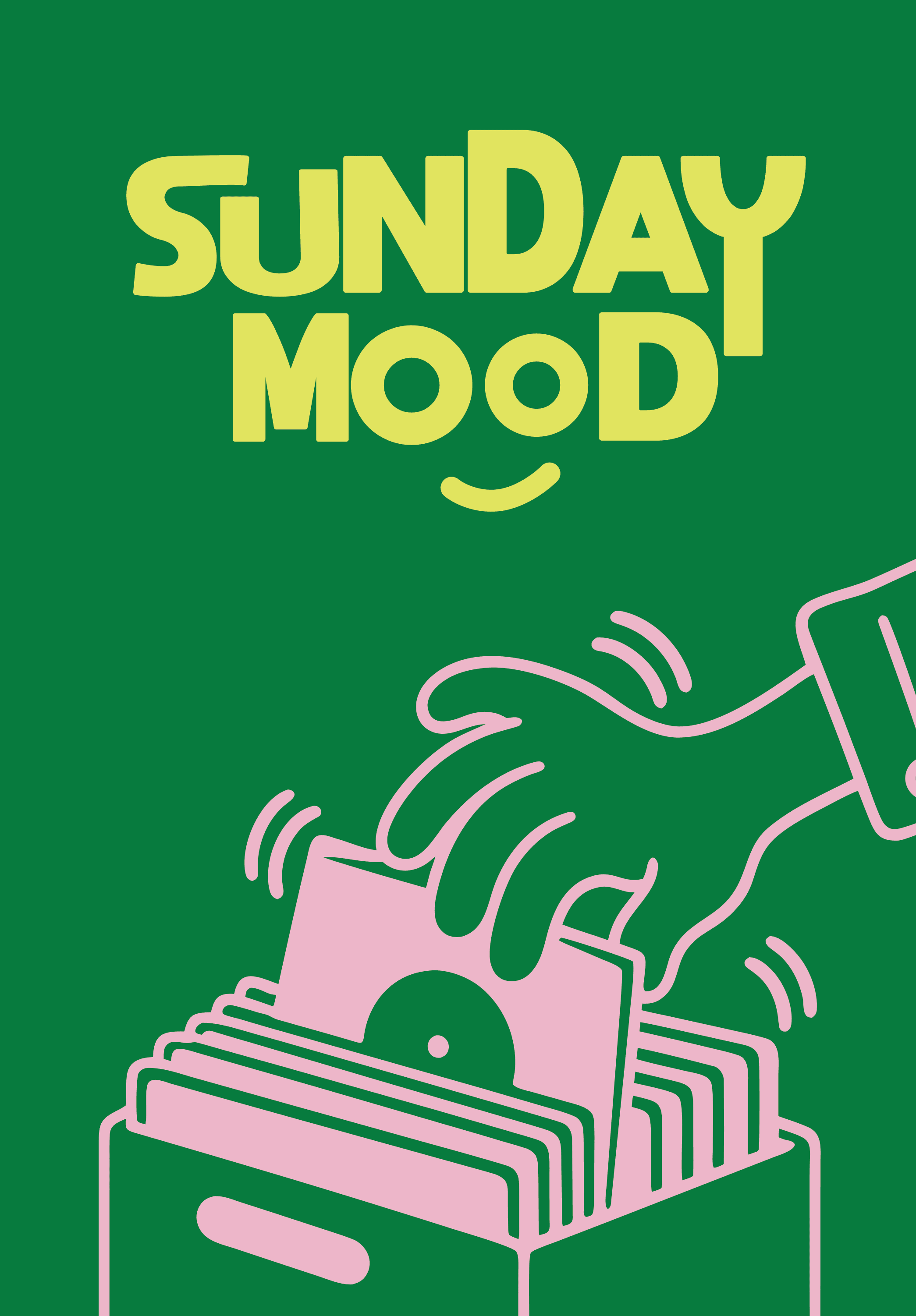 LEMME KNOW Records – Postcard - Sunday Mood – Cover