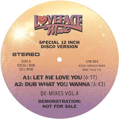 LFM004 Loveface De mixes  Vol 4