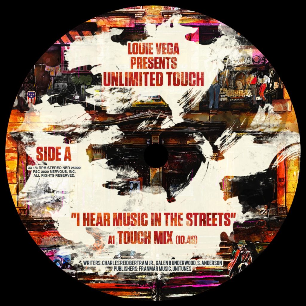 NER25099YELLOW Louie Vega presents Unlimited Touch I Hear Music In The Streets Yellow Vinyl Repress